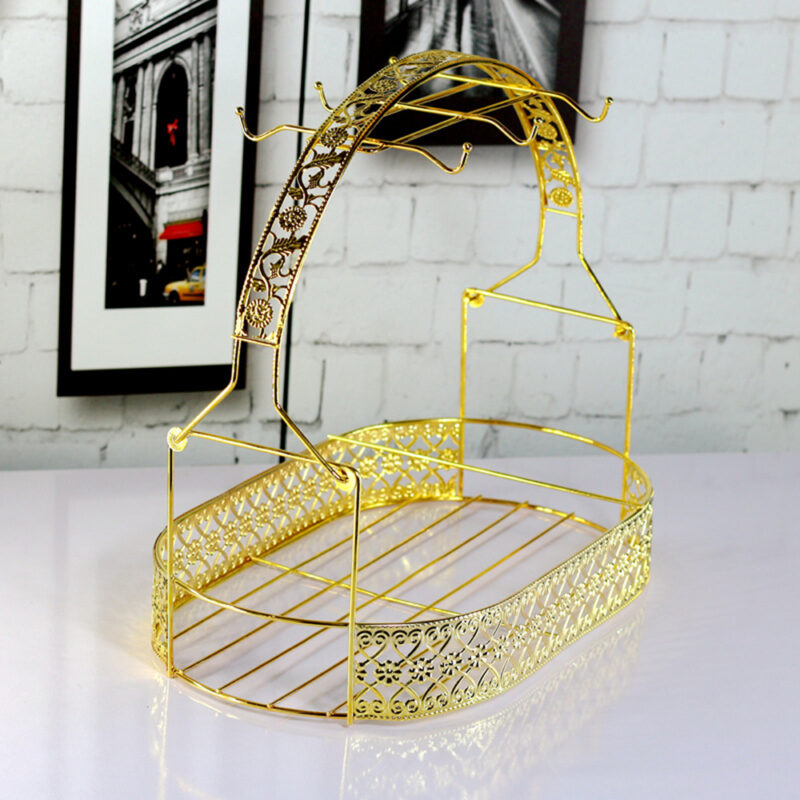 Metallgestell-Halter für Teekanne und Tasse – Bild 4