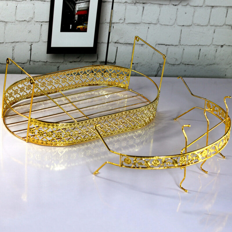 Metallgestell-Halter für Teekanne und Tasse – Bild 5