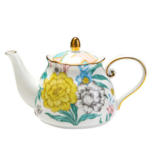 TSB24BB003 D1 1 Milan Blumen Tee-für-eine-Person-Set Knochenporzellan