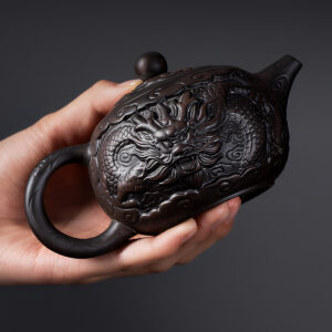 TSB24BB007 d2 1 Luxuriöses Chinesisches Teeservice Yixing Drachen Teeset Purpurton