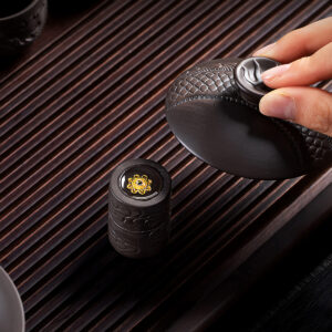TSB24BB007 d3 1 Luxuriöses Chinesisches Teeservice Yixing Drachen Teeset Purpurton