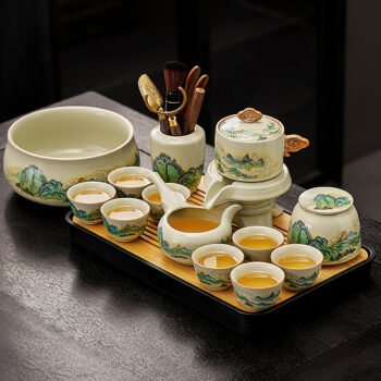 Berge Faules Chinesisches Teeservice Kung Fu Teeset mit Tablett