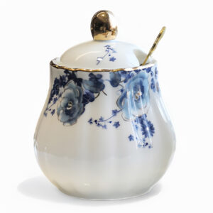 TSB24BB016 1 Rosen Porzellan Zucker- und Sahnekännchen-Set