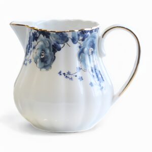 TSB24BB016 2 Rosen Porzellan Zucker- und Sahnekännchen-Set