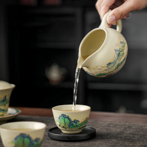 TSB25BB001 7 Berge Chinesischer Teeservice Gongfu Teeset Porzellan