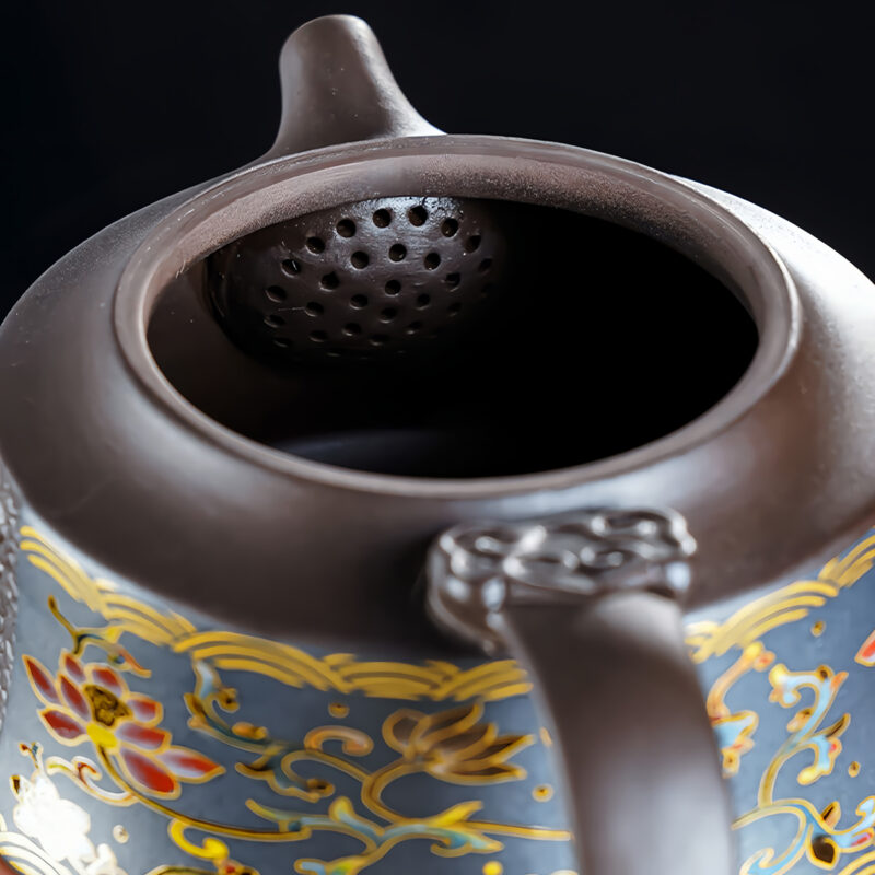 Fugui Chinesisches Teeservice Yixing Teeset Purpurton – Bild 5