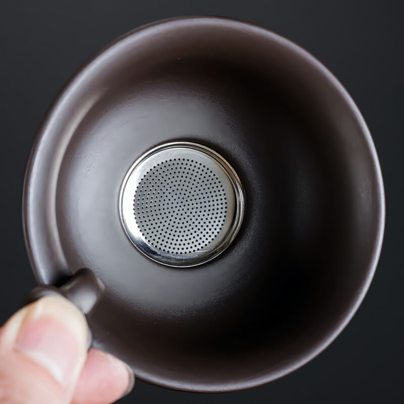 Fugui Chinesisches Teeservice Yixing Teeset Purpurton – Bild 8