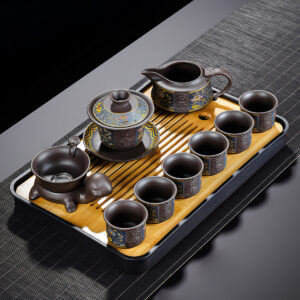 TSB25BB002 V3 Fugui Chinesisches Teeservice Yixing Teeset Purpurton