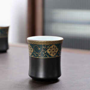 TSB26BB005 2 Klassisches Chinesisches Teeservice Teekanne Tasse Set Keramik