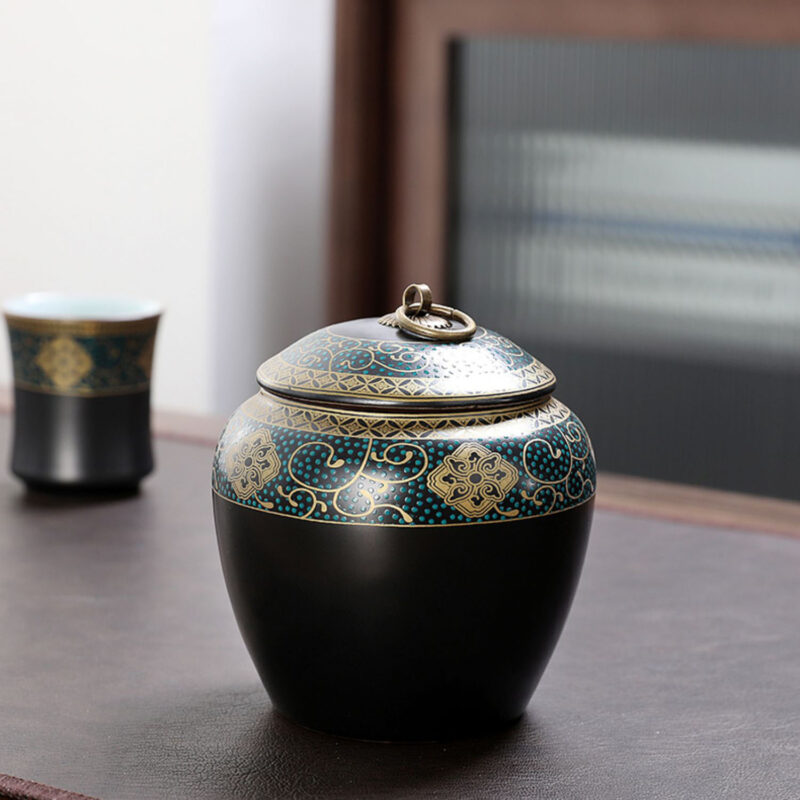 Klassisches Chinesisches Teeservice Teekanne Tasse Set Keramik – Bild 4