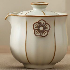 TSB26BB012 1 Blumen Ru Kiln Chinesisches Reise-Teeset Keramik