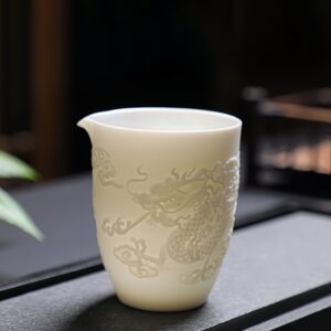 TSB26BB017 D3 2 Drachenrelief Chinesisches Teeservice Gongfu Teeset Porzellan