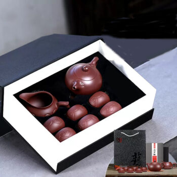 Wolke Chinesisches Teeservice Yixing Teeset Handgefertigt Zisha