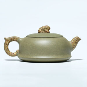 TSB26BB020 D3 2 Löwe Chinesisches Teeservice Yixing Teeset Grün Zisha