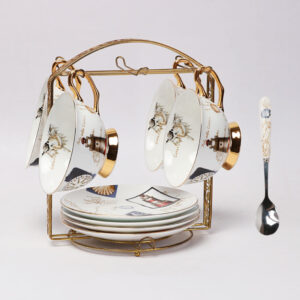 TSB5BB003 VV3 Ozean Teetasse und Untertasse-Set Knochenporzellan